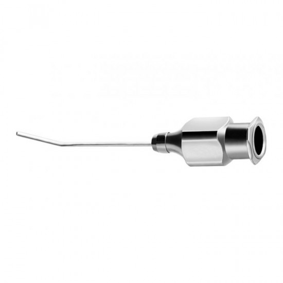 Hydrodissection Flattened Cannula 25g Angled
