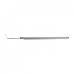 0.5mm diameter round spatula, stainless steel